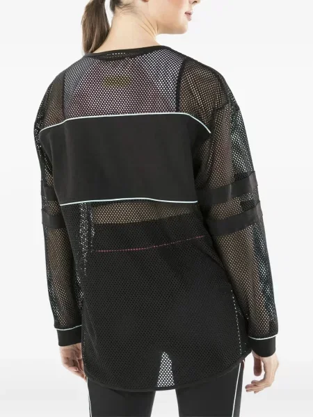 Top Puma plasă lung negru
