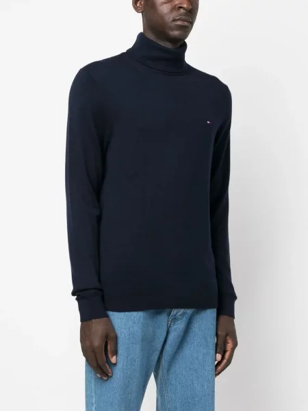 Heláncă Tommy Hilfiger cu broderie albastru