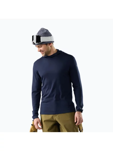 Termic lenjerie de corp termoactivă Smartwool din lână merinos clasici marină