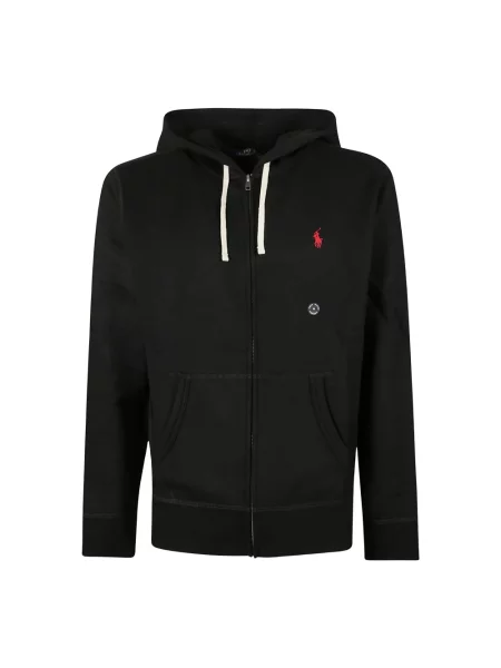 Bluza z kapturem Polo Ralph Lauren polarowa czarna