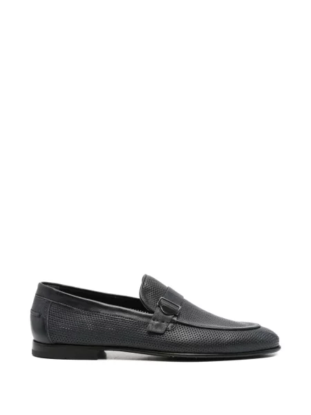 Pantofi loafer John Harrison din piele albastru