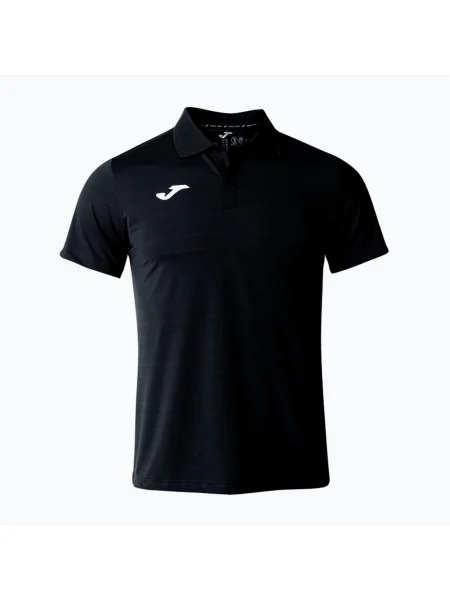 Tricou polo de tenis pentru bărbați Joma Torneo black negru