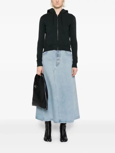 Μπουφάν Mm6 Maison Margiela με κέντημα γκρι