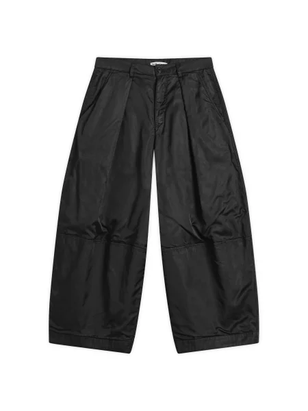 Satynowe spodnie Ymc czarne