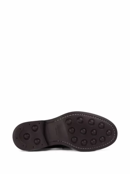 Pantofi loafer Doucal's cu franjuri roșu