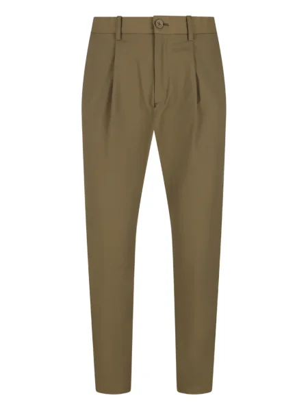 Pantaloni Herno plisate verde