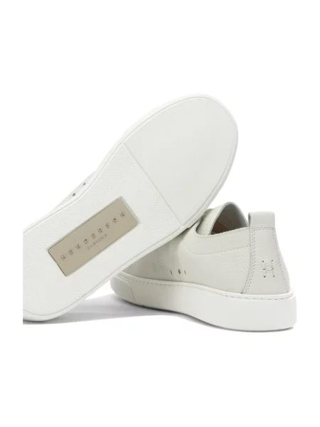Sneakersy Henderson skórzane białe