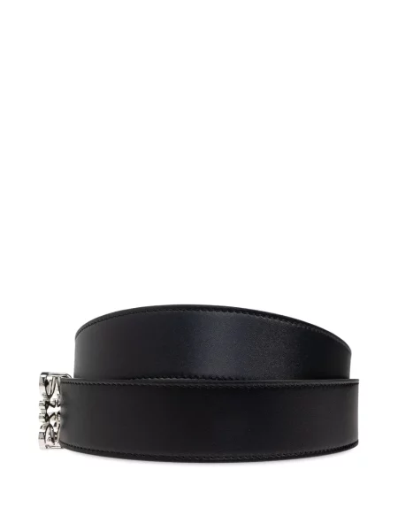 Cu centură curea Loewe din piele cu cataramă negru