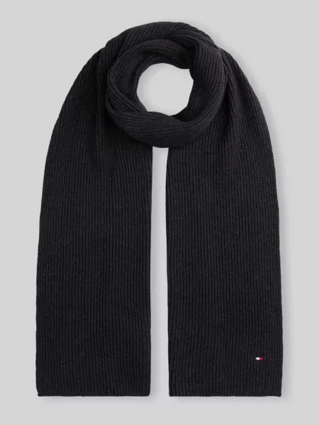 Tommy Hilfiger Szalik Mężczyźni jednolity ONE SIZE szary