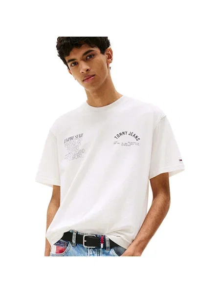 Tricou Tommy Jeans alb