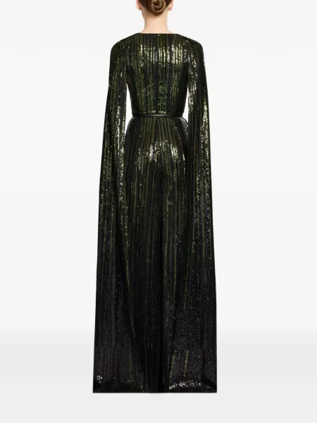 Kombinezon Elie Saab sa šljokicama crna