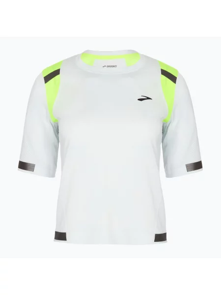 Běžecké tričko Brooks Carbonite icy grey/nightlife jacquard šedé