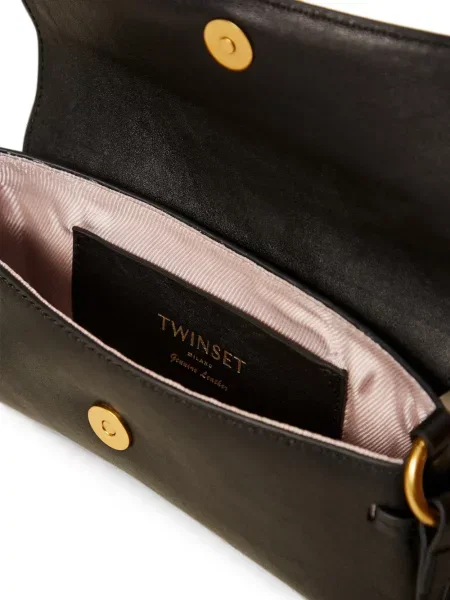 Geantă Twinset din piele negru