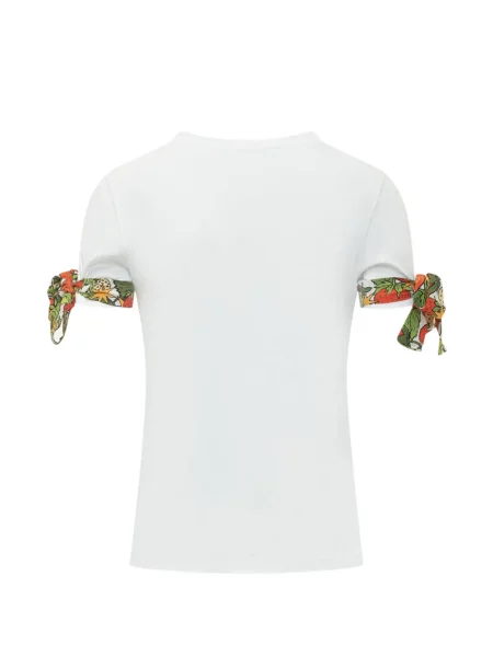 Tricou Alessandro Enriquez cu broderie alb