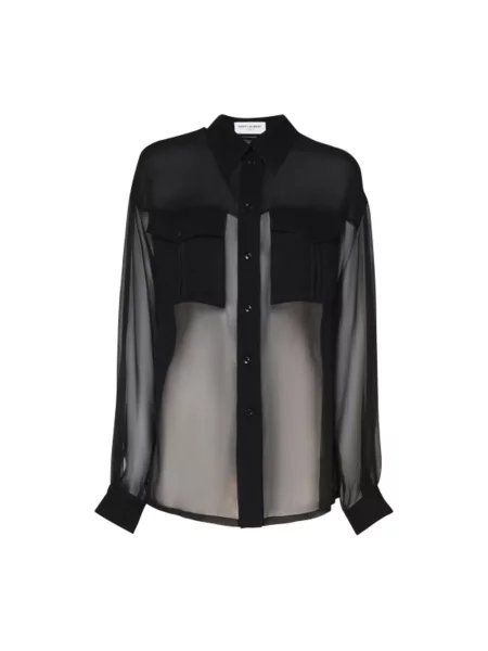 Koszula Saint Laurent czarna