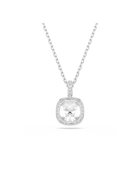 Swarovski naszyjnik z zawieszką metalowy UNA szary