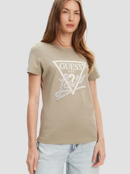 Футболка GUESS бежевий