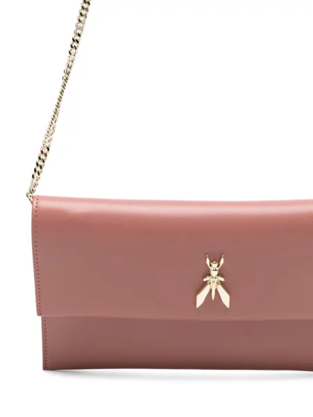 Kopertówka Patrizia Pepe z autografem różowa