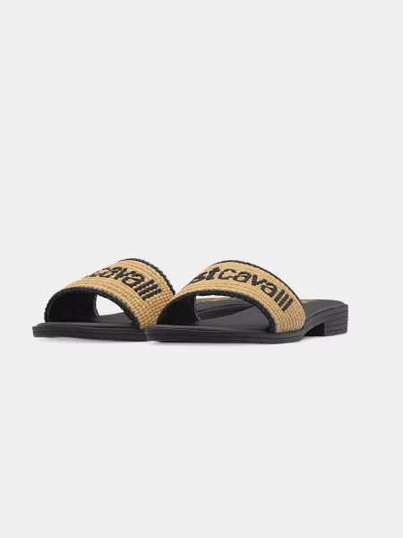 Saboți Just Cavalli negru