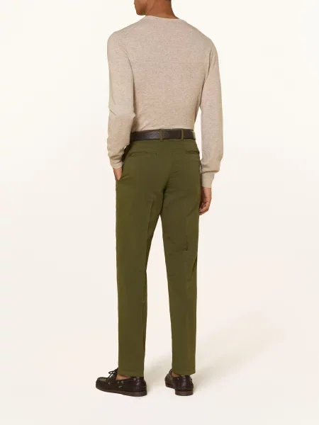 Boglioli Slim Fit Kalhoty green zelené