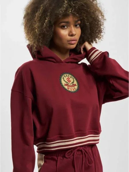 Bluza z kapturem Rocawear bordowa