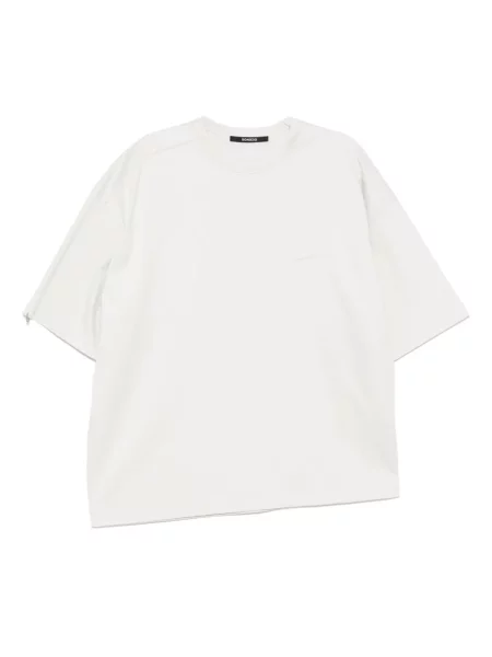 Asymetrické tričko Songzio s autogramem šedé