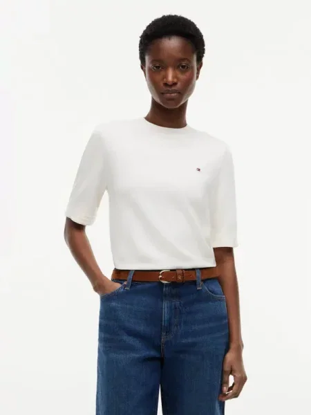 Tommy Hilfiger Tricou Galben bej