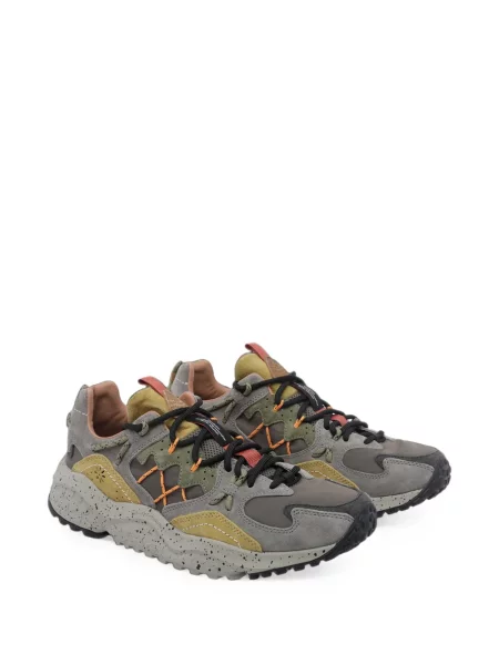 Szarvasbőr virágos sneaker Flower Mountain szürke