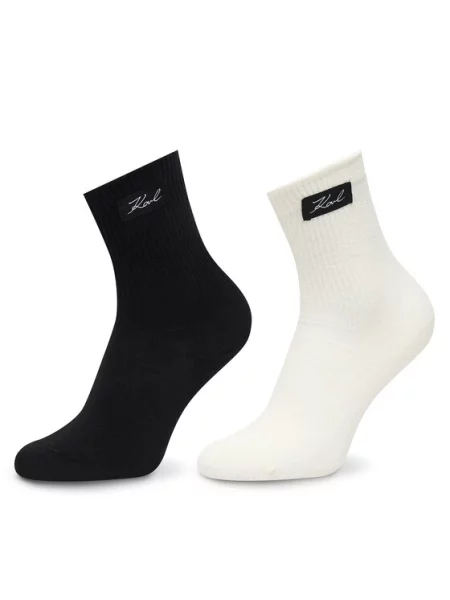 KARL LAGERFELD Довгі шкарпетки чорний