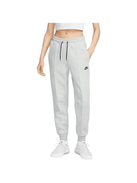 Fleecová fleecová mikina Nike sivá