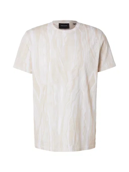 Carlo Colucci Tricou bej alb