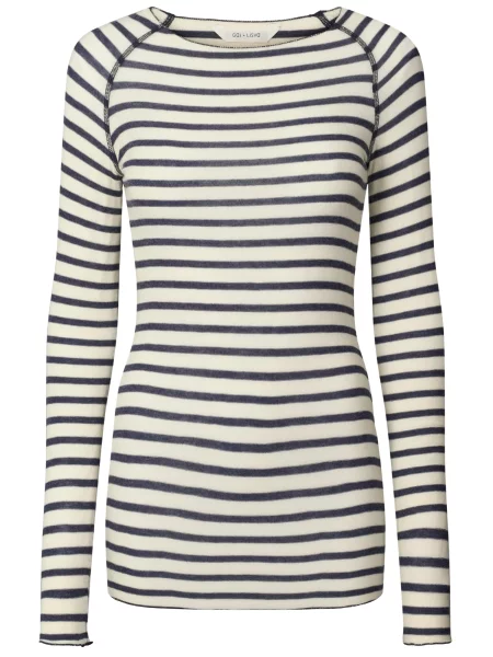 Džínový top Gai+lisva bílý