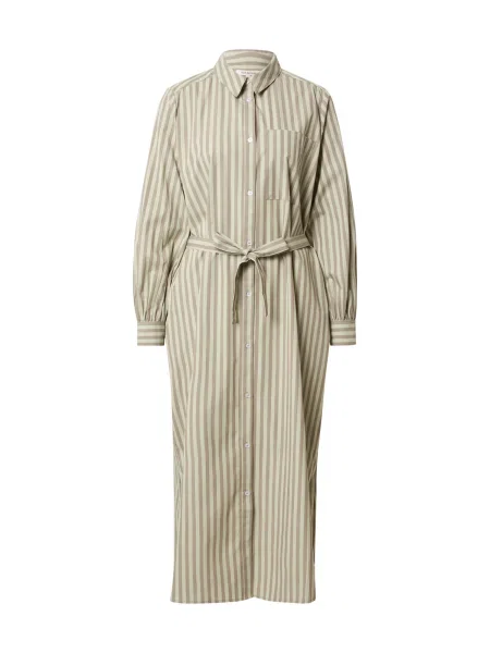 Soft Rebels Dolga srajca Sutton kremna / temno bež