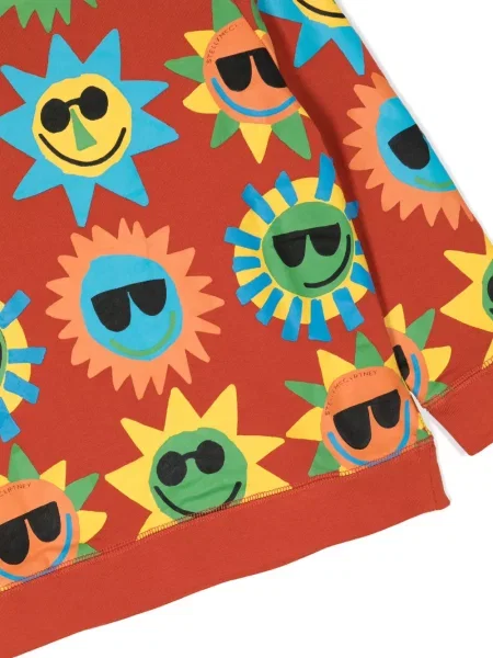 Bluza dziecięca Stella Mccartney czerwona