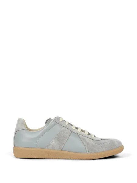 Sneakerși Maison Margiela din piele gri