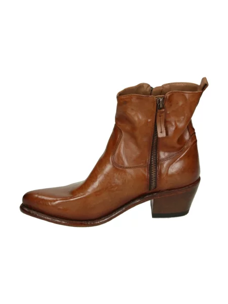 Botki Cordwainer skórzane brązowe
