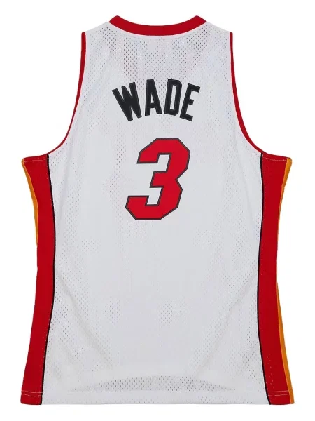 Cămașă Mitchell & Ness din jerseu alb