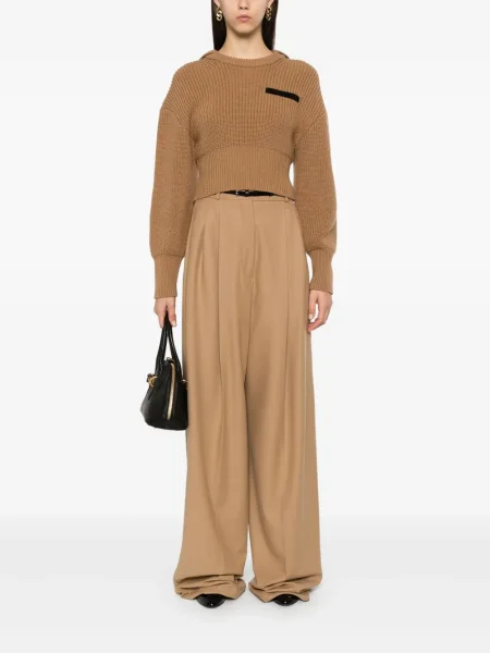 Pantaloni Sportmax maro