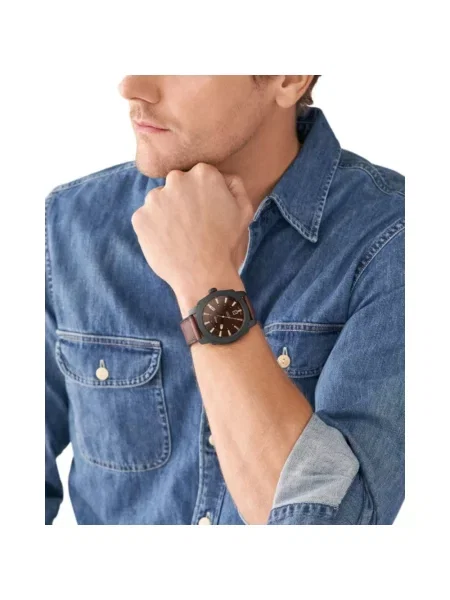 Fossil zegarek brown brązowy