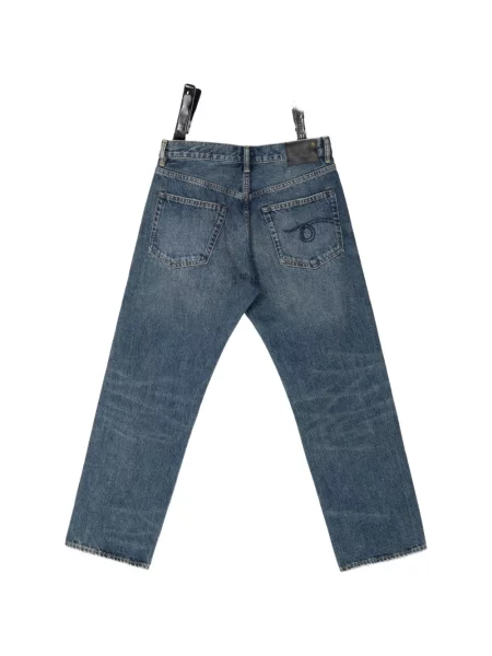 Blugi largi R13 albastru
