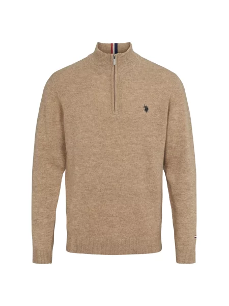 U.S. POLO ASSN. Pulover UMKevin bej negru