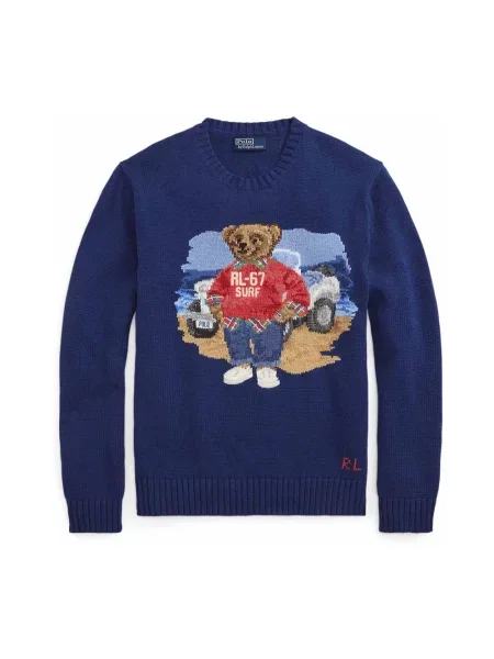Sweter Polo Ralph Lauren niebieski