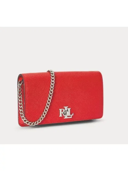 Torebka Ralph Lauren skórzana czerwona