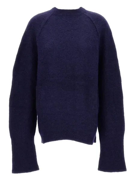 Пуловер Jejia с кръгло деколте розово