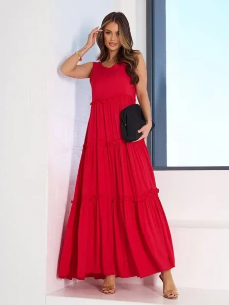 Сарафан ISSA Plus червоний