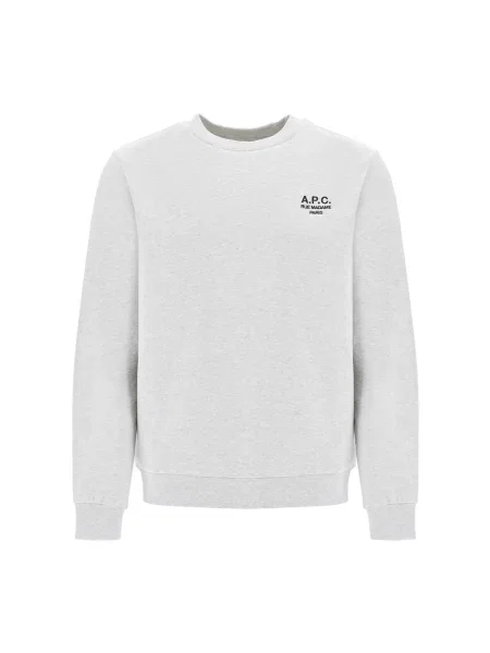 A.P.C. bluza standard rue madame GOTS z aplikacją szary