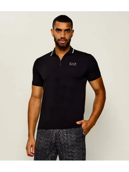 Tricou polo Ea7 negru