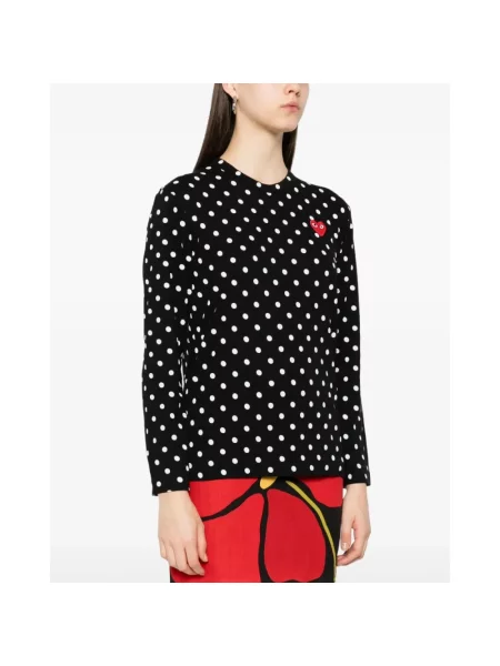 Top Comme Des Garcons Play czarny