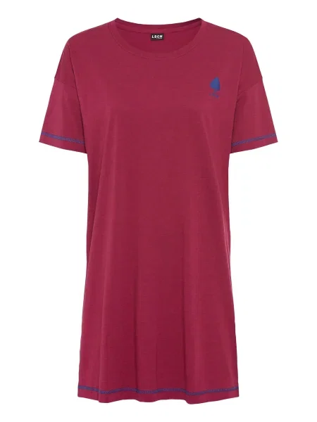 LSCN by LASCANA Spalna srajca / svetlo / jagoda modra