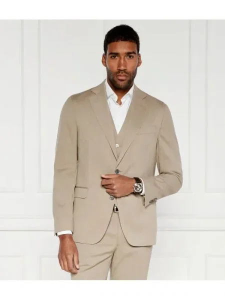 Oscar Jacobson De lână sacou Fogerty bej